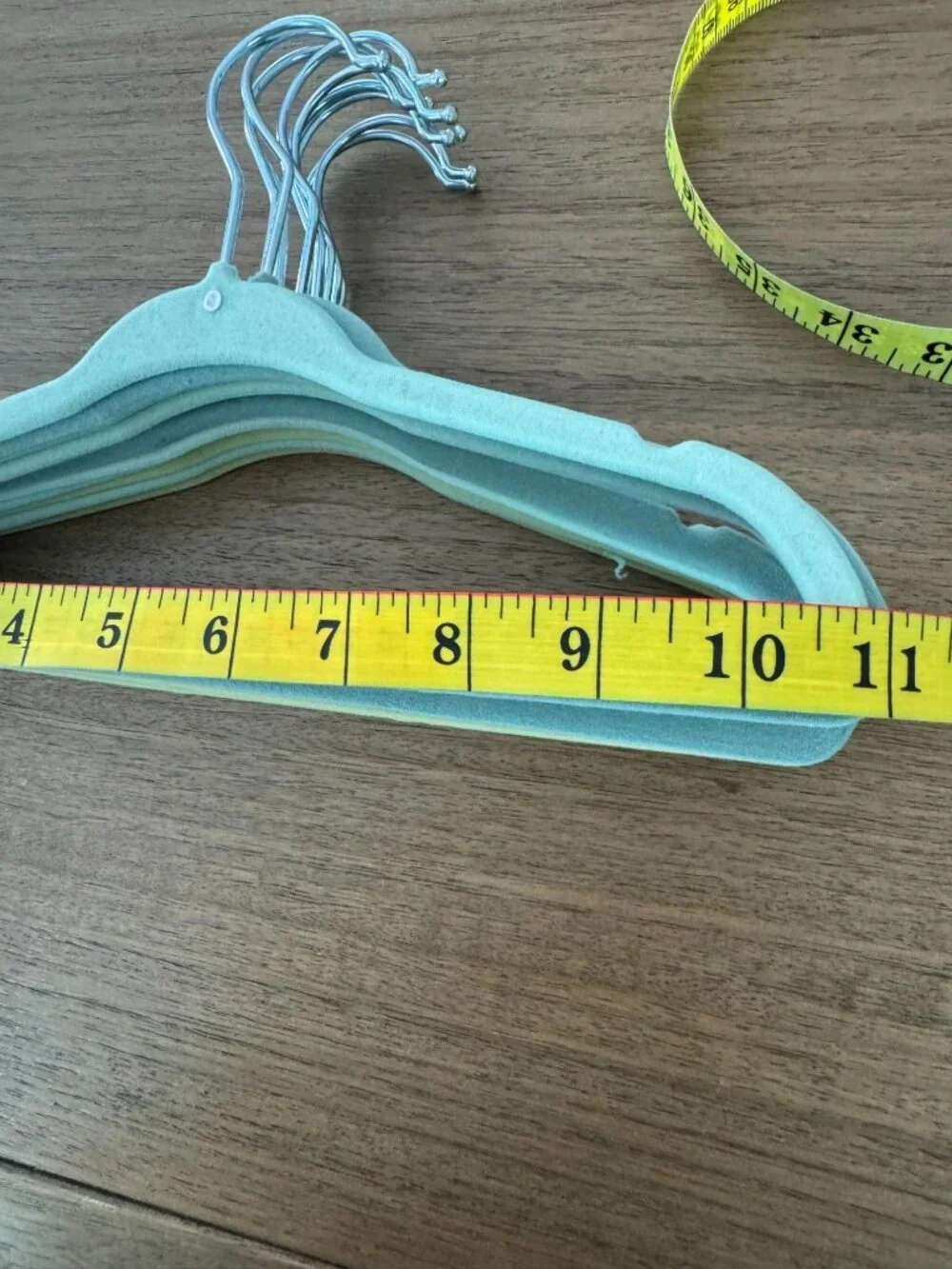 Lot of 10 Velvet Infant Hangers 10